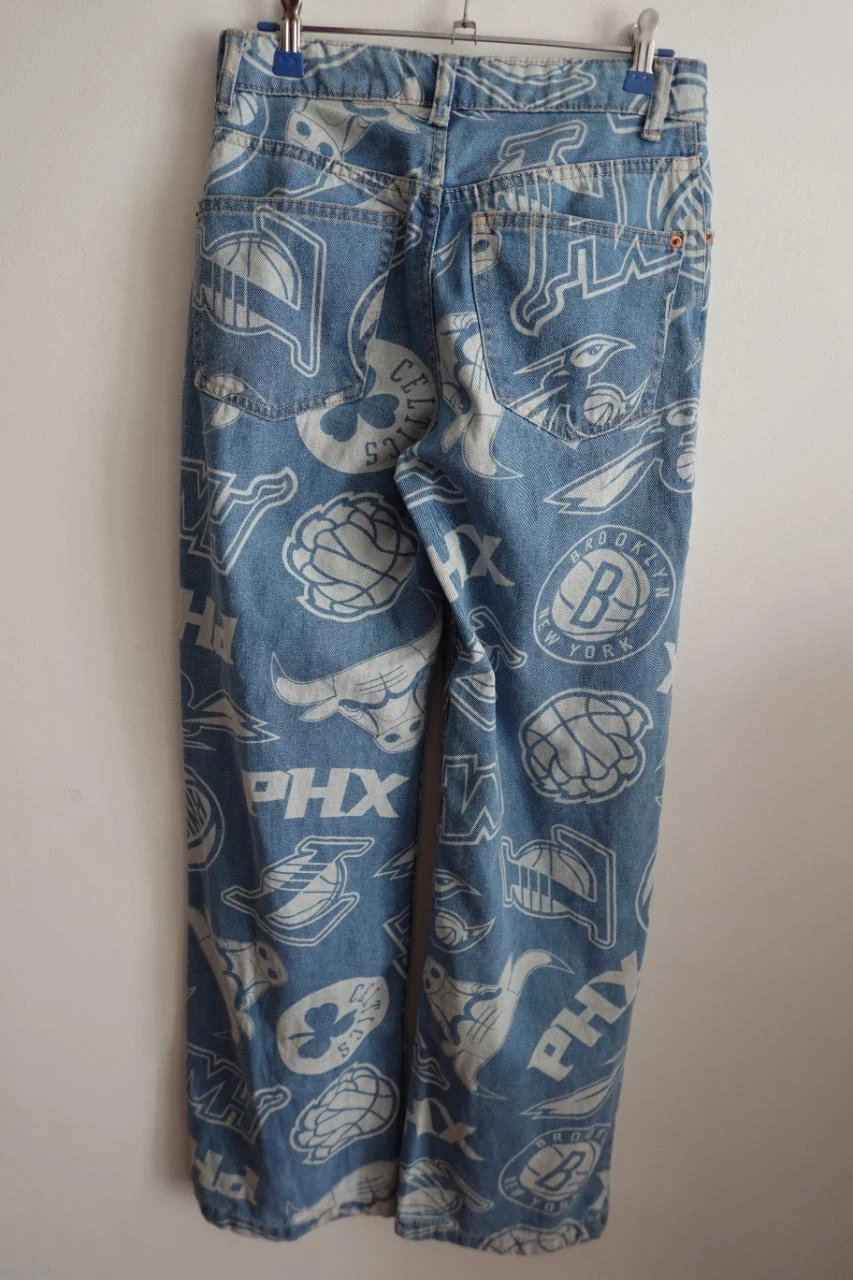Lefties x NBA All-Over Print Jeans size 36 – photo 2